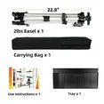 Adhino Adjustable Art Easel Stand 20"-61", Lightweight Tripod with Carry Bag & Level
