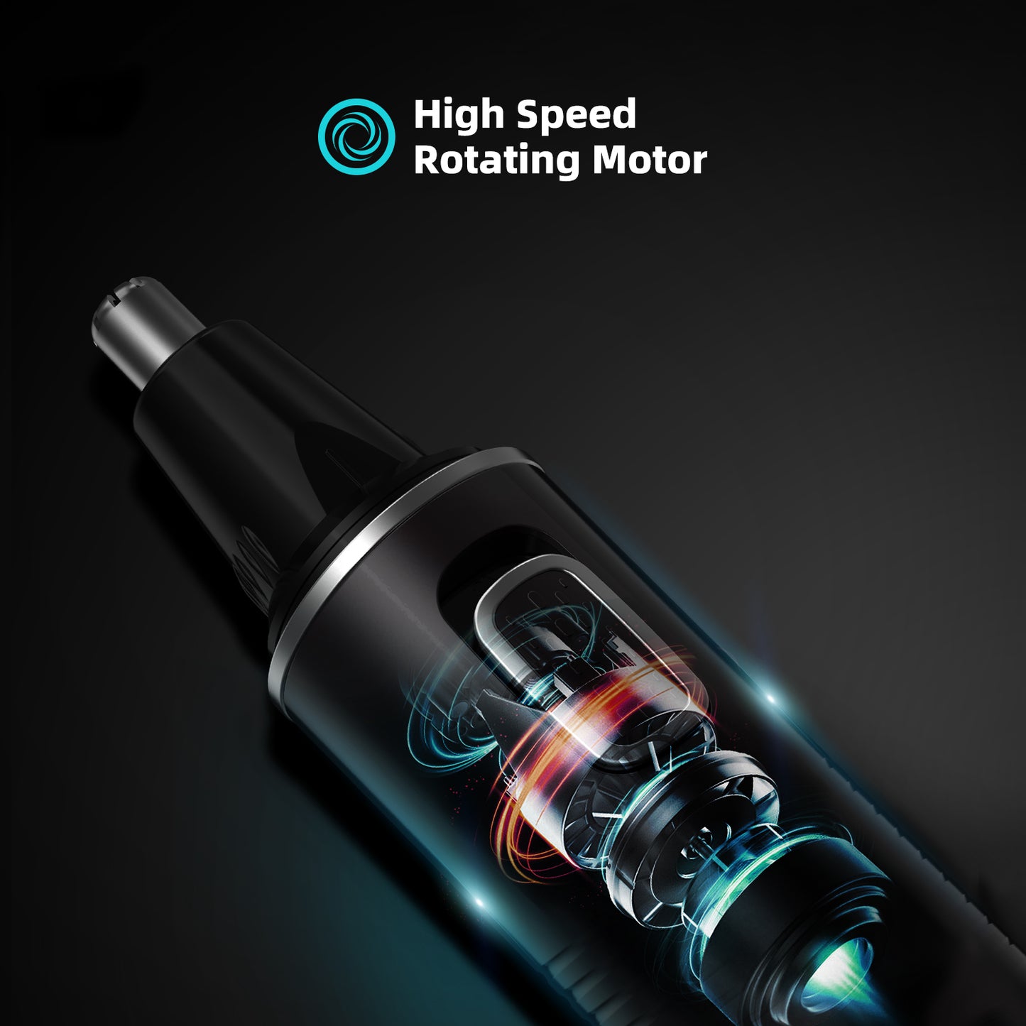 YOOVEE Rechargeable Ear and Nose Hair Trimmer for Men & Women, 2024 Professional Trimmer with Upgraded Dual Edge Blades, Removable & Waterproof Head, Mute Motor, and Cleaning Brush