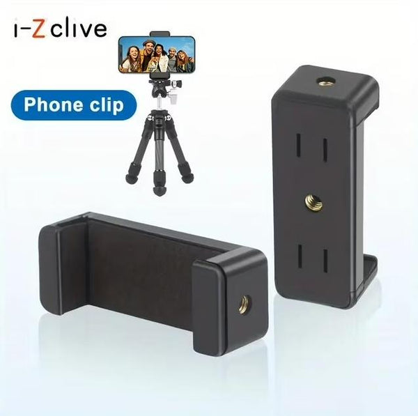 Universal Cell Phone Tripod Mount Adapter Holder Stand