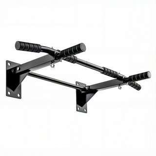 Heavy Duty Wall Mounted Pull Up Bar Chin Up Bar Home Gym Equipment with Suspension Anchors Black