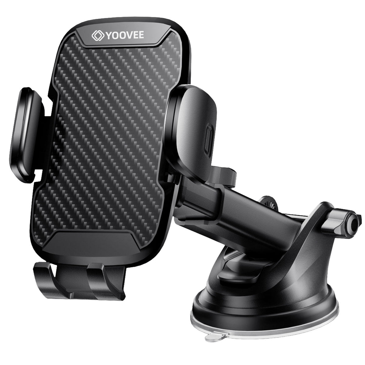 2 PACK YOOVEE Universal Car Phone Holder Upgraded 360° Rotatable for Dashboard, Windshield & Air Vent Mount for 4.0"-7.0" Phones (iPhone, Google Pixel, Samsung Galaxy, Motorola,etc)