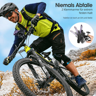 YOOVEE Bike Phone Holder, Motorcycle Phone Mount, 360° Rotatable Scooter Bicycle Handlebar Phone Mount , One-hand Operation for Effortless Cycling.