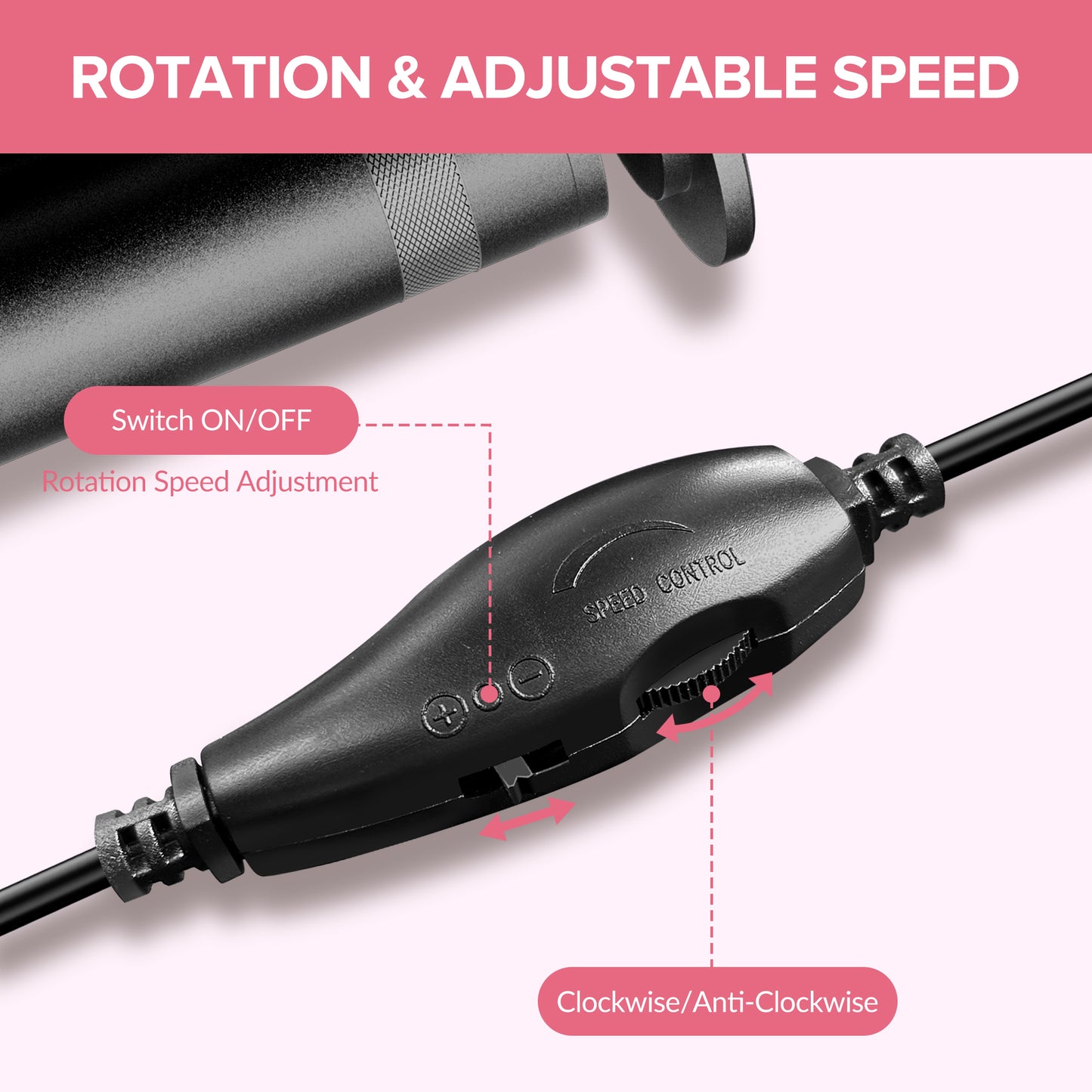 Electric Foot Callus Remover, Pain-Free Electric Foot File with 60pcs Sanding Discs, Adjustable Speed, Gentle and Not Hurt Feet (Black)