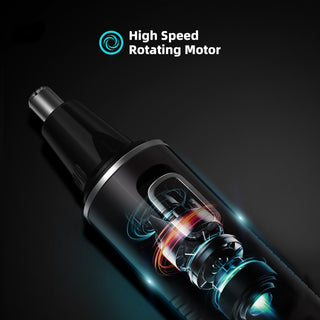 YOOVEE Rechargeable Ear and Nose Hair Trimmer for Men & Women, 2024 Professional Trimmer with Upgraded Dual Edge Blades, Removable & Waterproof Head, Mute Motor, and Cleaning Brush