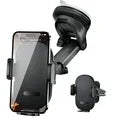 Car Phone Holder - 360° Rotatable Mount with Air Vent Clip for 4.0"-7.0" Google Pixel, Samsung Galaxy, Motorola Moto, iPhone